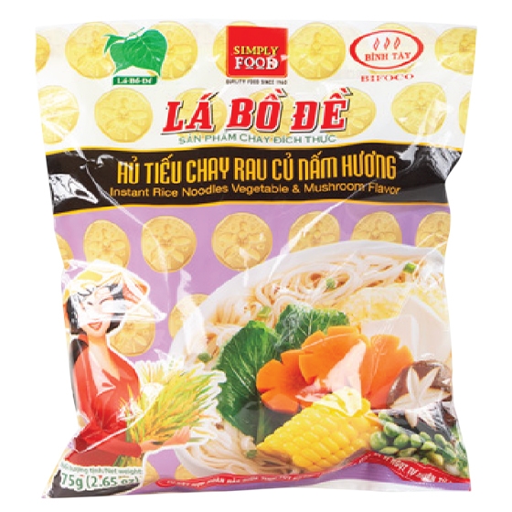 HỦ TIẾU CHAY RAU CỦ NẤM HƯƠNG 