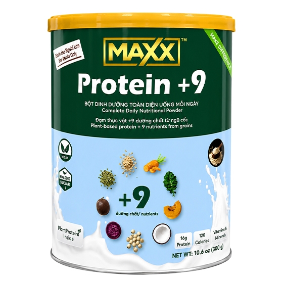 MAXX PROTEIN +9 – BỘT DINH DƯỠNG TOÀN DIỆN UỐNG MỖI NGÀY